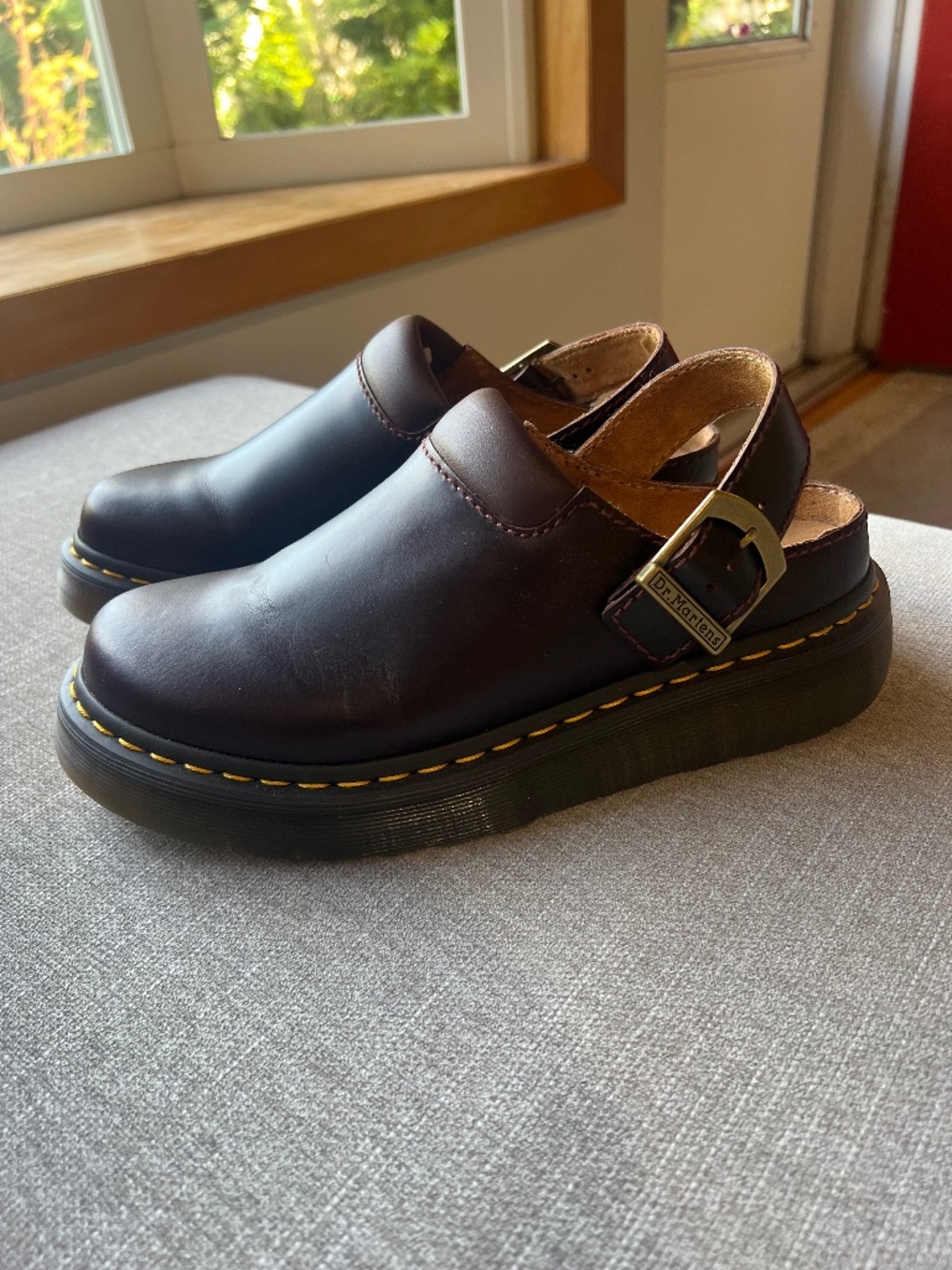 Dr. Martens Leather Mules Size 10